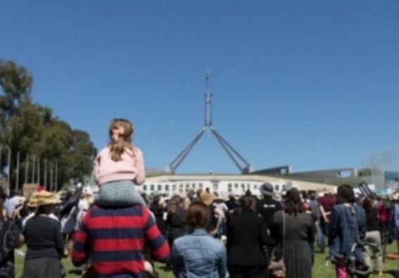Tens of thousands rally to protest against Australia Day Tens of thousands rally to protest against Australia Day