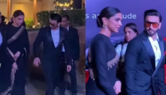 Deepika ignores Ranveer at an event, fans sense trouble in paradise