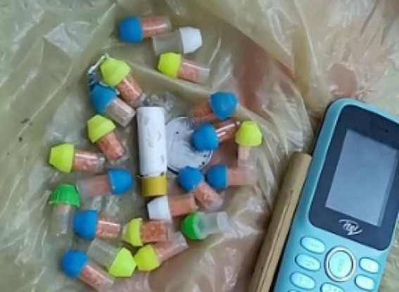 Belonia PS Police detained a drug dealer from railway station premises