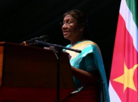 President Murmu announces relaxation in norms for Indian diaspora in Suriname to get OCI card