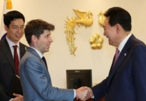 S.Korean President, OpenAI CEO discuss ways to boost AI cooperation S.Korean President, OpenAI CEO discuss ways to boost AI cooperation