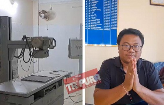 Medical services disrupt as X-Ray machine remains nonfunctional in Sabroom Subdivisional Hospital