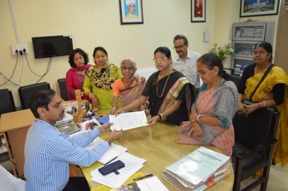 Tripura Mid-Day Meal workers Union placed deputation to Shiksha Bhawan on various issues