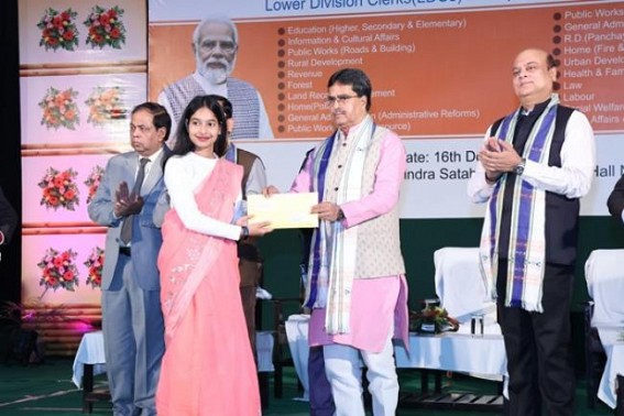 ‘Tripura is India’s least corrupted area’ : Claims Tripura CM at Job Distribution program