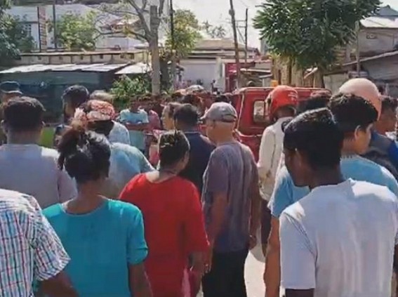 Dead Body recovered from Dharmanagar Fishery Dept water body ; triggered tension