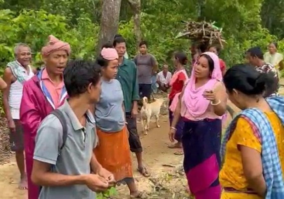 ‘Patta’ land used for new project ; chaos in Ambassa