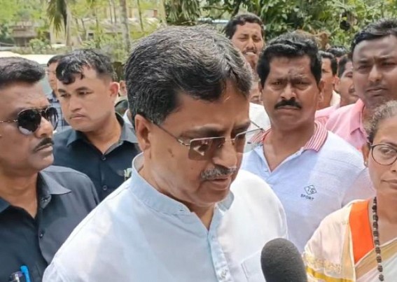 CM visits Storm Affected areas in Kamalasagar: Over 70 families devastated in the area CM visits Storm Affected areas in Kamalasagar: Over 70 families devastated in the area