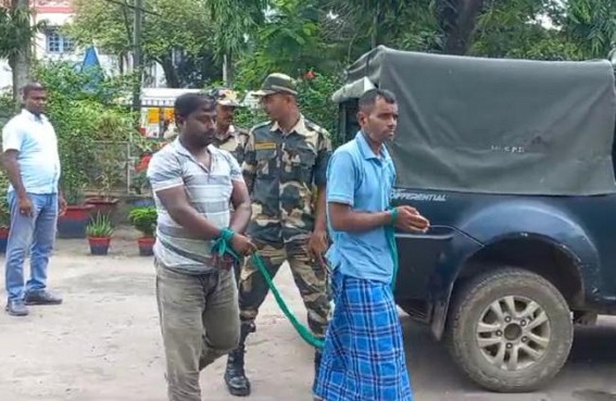 2 Cows Smugglers arrested; 10 Cows recovered