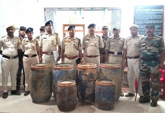 Police seized 165 Kg Ganja in Sonamura