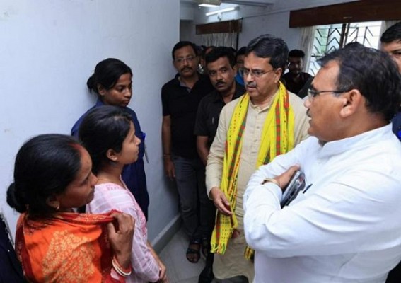 ‘Strict action will be taken against culprits’ : CM stands beside Amarpur Dalak Panchayat family whose house was ‘illegally’ demolished