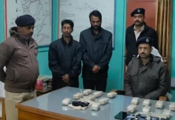 Yaba tablets worth 80 lakhs seized by Sonamura Police: Two Arrested
