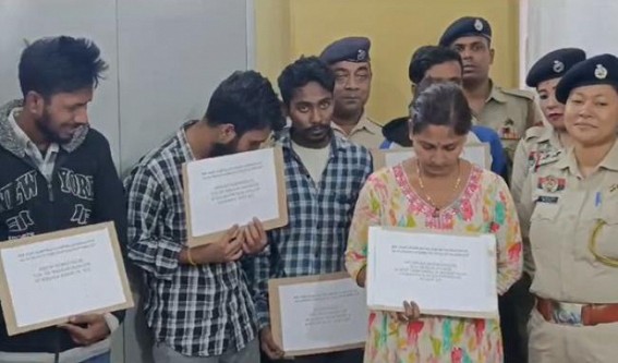 East Agartala Police Arrested Five Persons in Brown Sugar Peddling Case