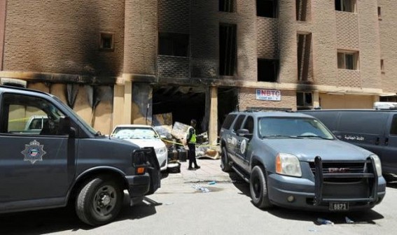 At least 49 dead in fire at building housing workers in Kuwait