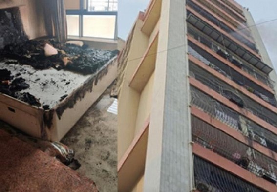 Elderly couple among 3 killed in a blaze at posh complex in Mumbai