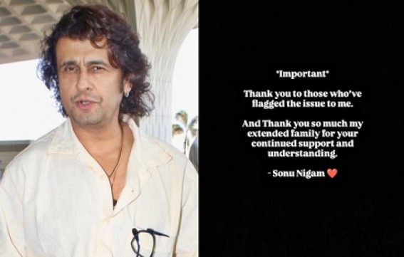 Sonu Nigam becomes victim of identity theft on social media: Says 'report & block'