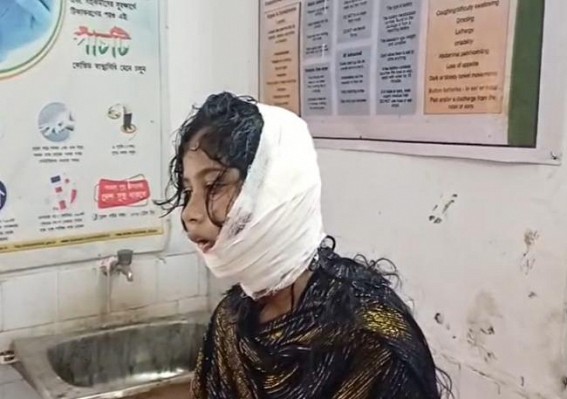 Domestic Violence in Sonamura: Father-in-Law Attacks Family Members