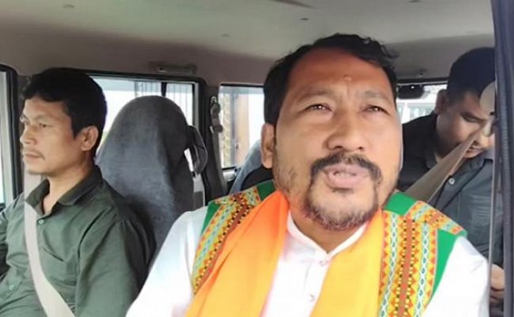 Tripura Strike : BJP MDC accused Tipra Motha Leadership of Conspiring against Government to Paralyze the Economy 