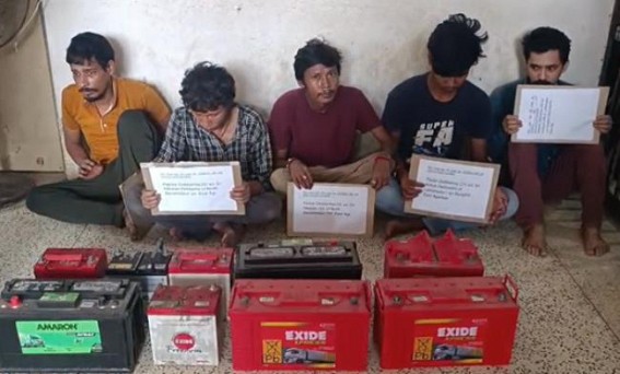 5 thieves were arrested in Banamalipur theft case 5 thieves were arrested in Banamalipur theft case