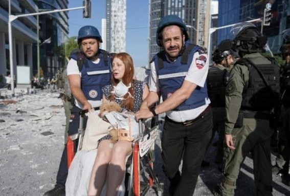 Iran ballistic missile hits hospital in Israel, dozens injured