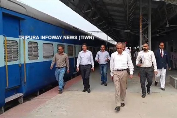 NF Railway GM (Construction) visits Sabroom Rail station, Maitri Bridge NF Railway GM (Construction) visits Sabroom Rail station, Maitri Bridge