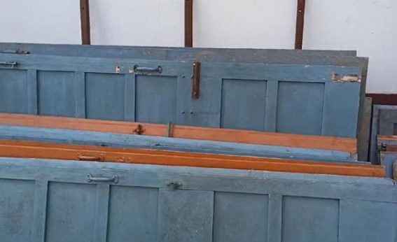 CID Office's Door stolen by Thieves CID Office's Door stolen by Thieves