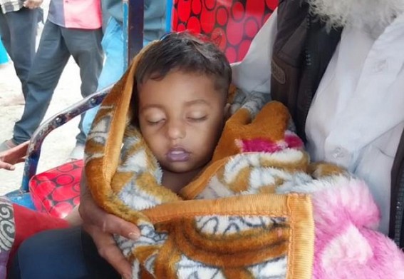 A two-Year-Old baby died after falling into a Drain 