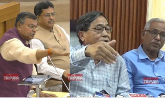 ‘Ratan Lal Nath removed some Assembly Data till night 11 PM’ : Alleged Opposition Leader Jiten Chowdhury 