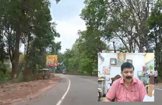 Congress MLA Sudip Barman alleged Central Fund’s Embezzlement in National Highway’s Drain Construction at Matabari-Sabroom route