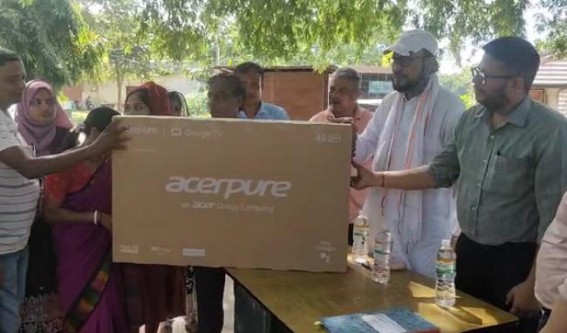 23 Panchayats in Gauranagar Block Receive Computers, Printers, and LED TVs