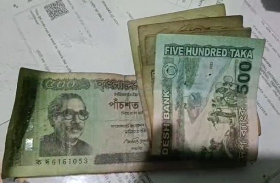 Three Suspects Detained in Khowai with Bangladeshi Currency and Goods