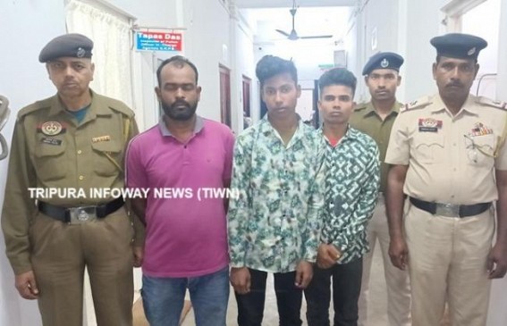 Two Illegal Bangladeshi intruders with an Indian Broker Arrested