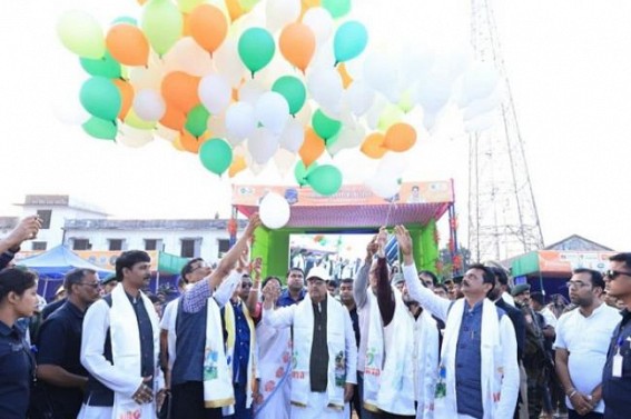 Nesha Mukt Premier League at Vidyapith play Ground, Belonia. TIWN Pic Jan 31