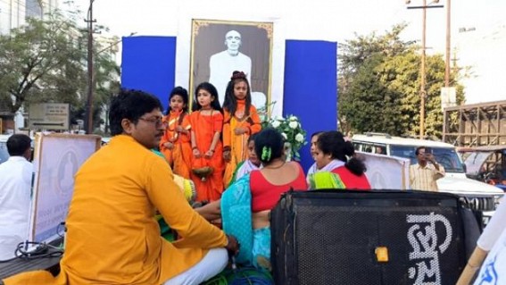 A rally was organized to mark saint Sri Ramthakur on his 166th birth anniversary in Agartala. TIWN Pic Jan 31