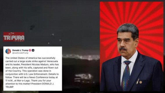 Venezuela's President Captured and Flown Out of the Country by US Forces