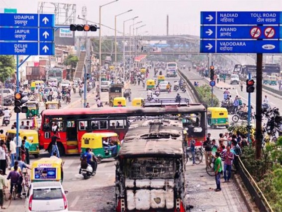 Patels bust Modi's favourite Gujarat model Patels bust Modi's favourite Gujarat model