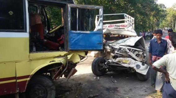 Three killed, 13 injured in road mishap in Udaipur Three killed, 13 injured in road mishap in Udaipur