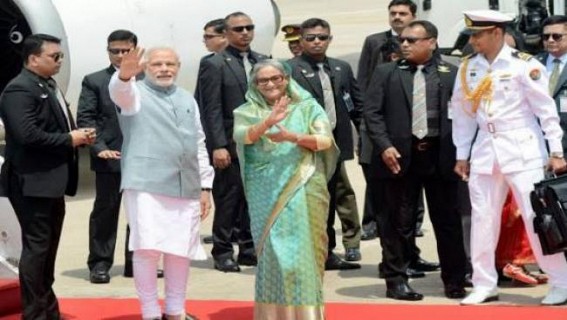 Manik's exclusion rattles State CPI-M : Modi-Hasina-Mamata flagged off Kolkata-Agartala bus service, inauguration of Tripura second border ‘haat’ Manik's exclusion rattles State CPI-M : Modi-Hasina-Mamata flagged off Kolkata-Agartala bus service, inauguration of Tripura second border ‘haat’