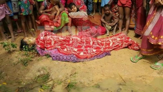Tension as woman shot dead in border village in Tripura Tension as woman shot dead in border village in Tripura