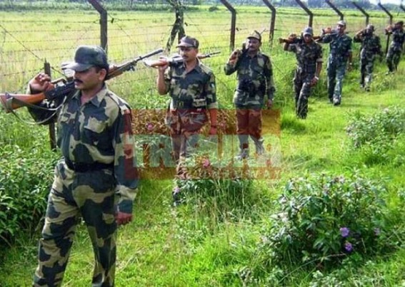 BSF firing kills a woman at Sonamura, accused Jawan of 145 Bn absconding, security tightened, police suspects it to be a outcome of personal dispute, Case I/O Amal Chakraborty talks to TIWN BSF firing kills a woman at Sonamura, accused Jawan of 145 Bn absconding, security tightened, police suspects it to be a outcome of personal dispute, Case I/O Amal Chakraborty talks to TIWN