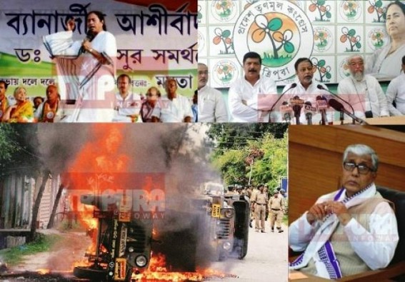 Mamata’s mission to wipe corrupt CPI-M era in Tripura :'Mamata Cyclone will kick out Manik Sarkar led CPI-M in 2018 Assembly election, CPI-M planning further communal unrests to reap political benefits’, says TMC VP Mukul Roy Mamata’s mission to wipe corrupt CPI-M era in Tripura :'Mamata Cyclone will kick out Manik Sarkar led CPI-M in 2018 Assembly election, CPI-M planning further communal unrests to reap political benefits’, says TMC VP Mukul Roy