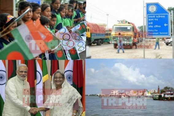 Tripura’s goods transshipments via Bangladesh to cost cheaper in long run : Modi Govt nods for duty concessions exchange under Asia-Pacific Trade Agreement (APTA) with Bangladesh Tripura’s goods transshipments via Bangladesh to cost cheaper in long run : Modi Govt nods for duty concessions exchange under Asia-Pacific Trade Agreement (APTA) with Bangladesh