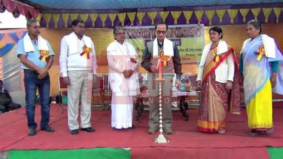 Tapan Chakraborty inaugurates small Industry at Kailashahar Tapan Chakraborty inaugurates small Industry at Kailashahar