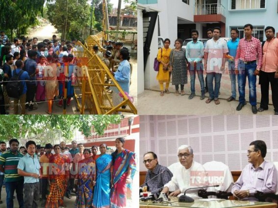 Manik Sarkar's misrule spells doom for CPI-M : 4 mass protests in a single day against Govt, Assembly Election turning nightmare for CPI-M, corruptions continue Manik Sarkar's misrule spells doom for CPI-M : 4 mass protests in a single day against Govt, Assembly Election turning nightmare for CPI-M, corruptions continue