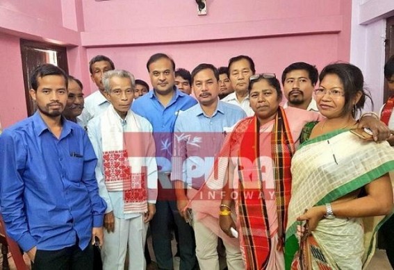 Himanta Biswa Sarma settled down Ministerial posts-sharing with IPFT : Returns to Assam Himanta Biswa Sarma settled down Ministerial posts-sharing with IPFT : Returns to Assam