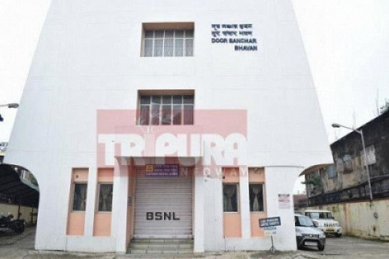 Tripura telecommunication service halts : BSNL Broadband again dies, cellphones still dead after 24 hrs Tripura telecommunication service halts : BSNL Broadband again dies, cellphones still dead after 24 hrs