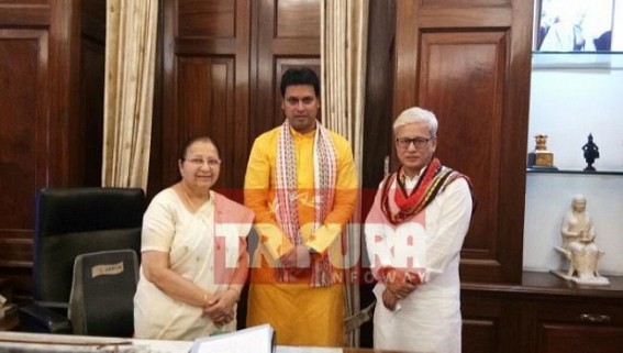 Tripura CM, Finance Minister fly to Delhi Tripura CM, Finance Minister fly to Delhi
