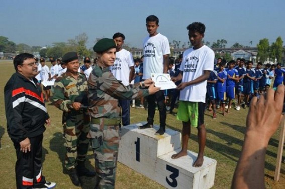 Assam Rifles conducts 'Run for Unity' Assam Rifles conducts 'Run for Unity'