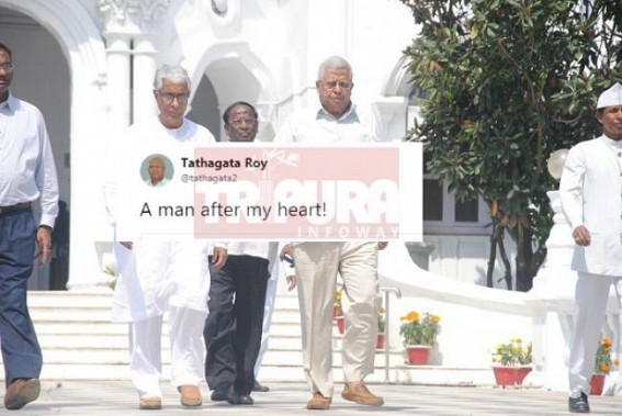 'A man after my heart!' : Tathagata Roy 'A man after my heart!' : Tathagata Roy