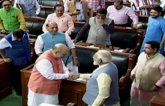 Parliament nod to end J&K special status, bifurcate state Parliament nod to end J&K special status, bifurcate state