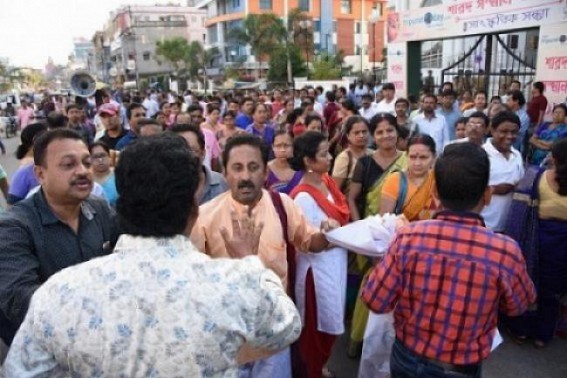 10323 teachers issue turns sensitive in Tripura, tension hits Teachers with uncertain futures 10323 teachers issue turns sensitive in Tripura, tension hits Teachers with uncertain futures
